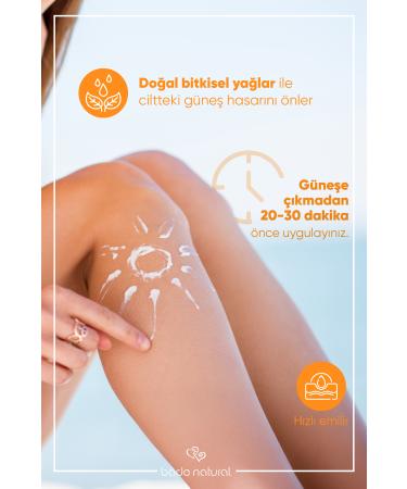 Bade Natural 50 SPF Sun Protection Face and Body Milk 100 ml - Buy Online on GoSupps.com