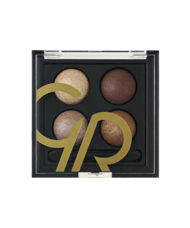 Golden Rose Wet & Dry Eyeshadow-03 Brown Line-Wet Dry Eyeshadow Palette