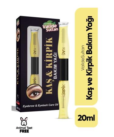 Milleunenuits Valide Sultan Eyebrow & Eyelash Care Serum Keratin Vitamin E and Natural Oil 20 ml