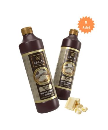 Callei White Waffle and Crepe Sauce 8 Pieces