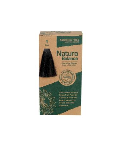 NATURABALANCE Natura Balance Organic Hair Dye 1 Black