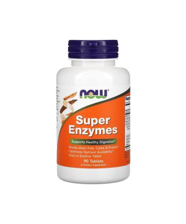 Now Super Enzymes 90 Tablets