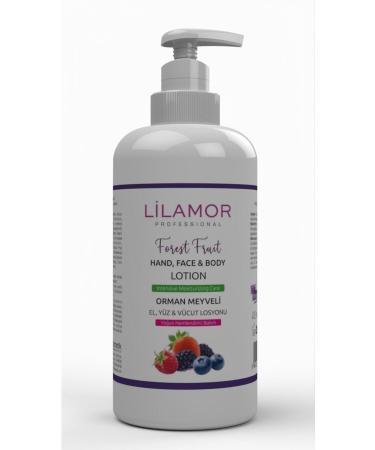 Lilamor Hand and Face Body Lotion Forest Fruit 400 ml