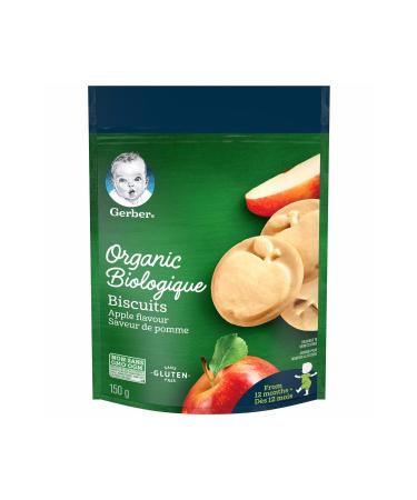 Gerber Organic Biscuits - Apple- Organic Baby Biscuits - Apple- 12 months + 150 grams