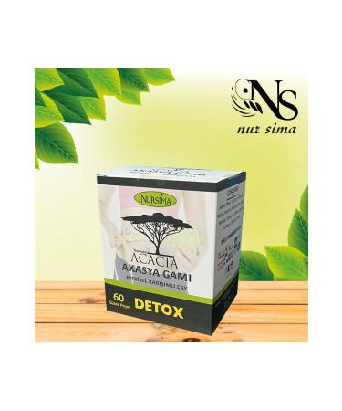 Nursima Acacia Acacia Gum Detox Tea 60 Filtering Bags