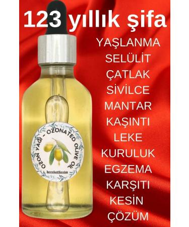 BereketliEvim Ozone Oil 50 Ml Ozonated Olive Oil Skin Serum