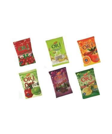 Ori 6 Types Oralet Powder / Black Mulberry Rosehip Milk Banana Orange Apple Mint Lemon
