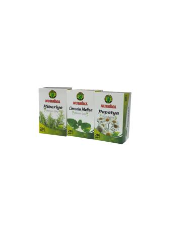 Nursima Rosemary Tea Herbal Tea Set 3 Pieces X 20 Pieces