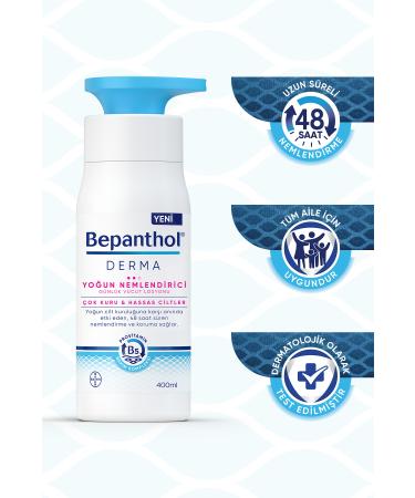 Bepanthol Derma Daily Intensive Moisturizing Body Lotion 400 ml For Very Dry and Sensitive Skin - Buy Online on GoSupps.com