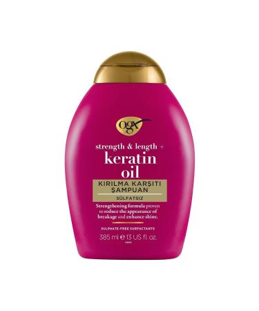 OGX Anti-Breakage Keratin Oil Sulfate-Free Shampoo 385 ml - Buy Online on GoSupps.com