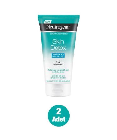 Neutrogena Skin Detox Refreshing Peeling Gel 150 ml X 2 Pcs 35746614307202 - Buy Online on GoSupps.com