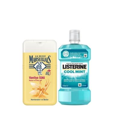 Le Petit Marseillais Vanilla Milk Shower Gel 250 ml Listerine Cool Mint 250 ml - Buy Online on GoSupps.com