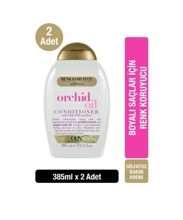 OGX Color Saver Orchid Oil Sulfate-Free Hair Conditioner 385 ml X2