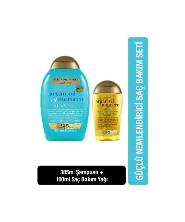 OGX Argan Oil Of Morocco Sulfate Free Shampoo 385 ml Oil 100 ml