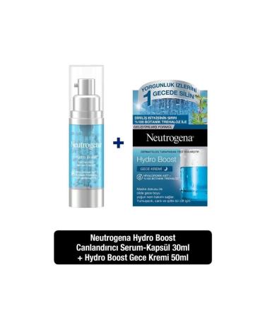 Neutrogena Hydro Boost Revitalizing Serum-Capsules 30 ml + Neutrogena Hydro Boost Night Cream 50 ml