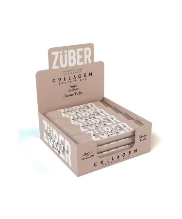 Z ber Cocoa Bean Collagen Protein Bar 35 G - 12 Pieces X 35gr - Buy Online on GoSupps.com