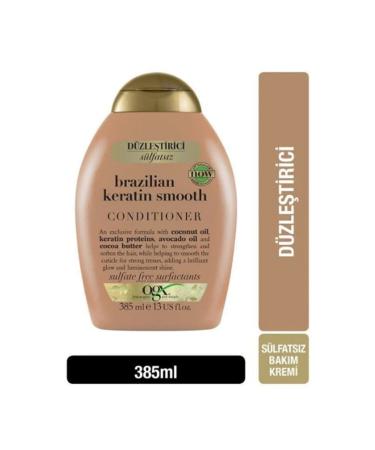 OGX Straightening Brazilian Keratin Smooth Hair Care Cream 385 ml