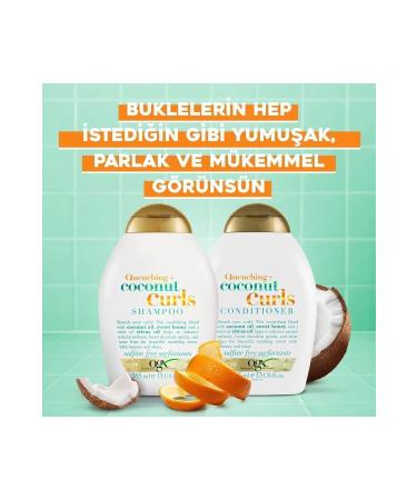 OGX Coconut Curls Moisturizing Conditioner for Curly Hair 385 ml - Buy Online on GoSupps.com