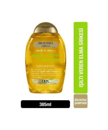 OGX Glowing Apple Cider Vinegar Sulfate-Free Shampoo 385 ml