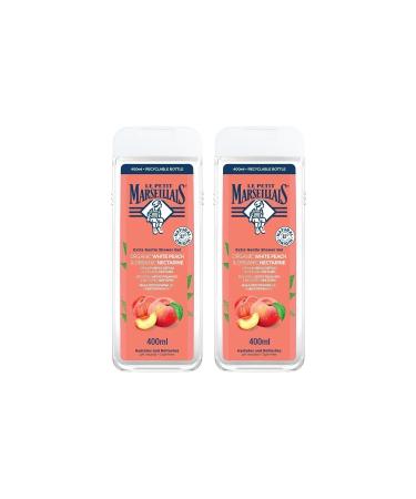 Le Petit Marseillais Shower Gel Peach & Nectarine 400 ml x 2 - Buy Online on GoSupps.com
