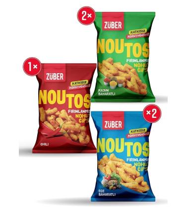 Z ber Noutos Chickpea Chips Introduction Pack 55g x 5 pieces - Buy Online on GoSupps.com