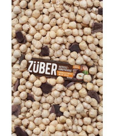 Zuber Fruit Bar Hazelnut and Cocoa 40g X 12 Pieces - Buy Online on GoSupps.com