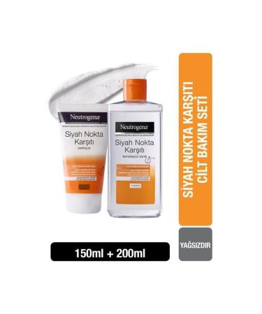 Neutrogena Visibly Clear Anti-Blackhead Toner 200 Ml + Anti-Blackhead Peeling Gel 150 Ml