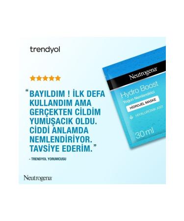 Neutrogena Hydro Boost Intense Hydrating Hydrogel Mask 30ml - Buy Online on GoSupps.com