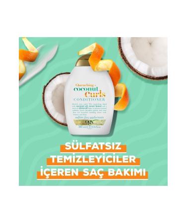 OGX Coconut Curls Moisturizing Conditioner for Curly Hair 385 ml - Buy Online on GoSupps.com