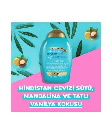 OGX Extra Strong Morocco Argan Oil Morrocco Sulfate Free Shampoo 385 ml - Buy Online on GoSupps.com