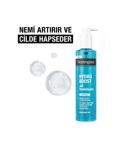 Neutrogena Hydro Boost Water Gel Facial Cleanser Unscented 200ml - Buy Online on GoSupps.com