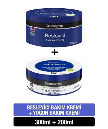 Neutrogena Norwegian Formula Nourishing Cream 300ml+200ml Intensive Care