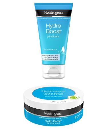 Neutrogena Hydro Boost Jar Cream 200 Ml + Hydro Boost Hand Cream 75 Ml - Buy Online on GoSupps.com