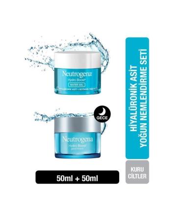 Neutrogena Hydro Boost Water Gel Moisturizer 50 ml + Hydro Boost Night Cream 50 ml
