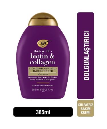 OGX Volumizing Biotin & Collagen Sulfate-Free Hair Care Cream 385 ml