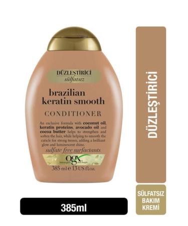 OGX Organix Brazilian Keratin Smooth Conditioner 385 ml