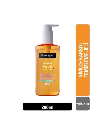 Neutrogena Visibly Clear Acne-Resistant Oil-Free Daily Facial Cleanser 200 ml