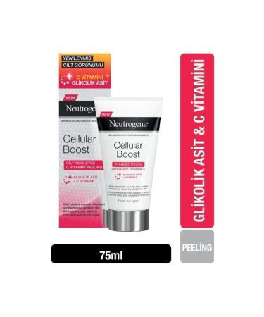 Neutrogena Eye Contour Care Cream & Cellular Boost Skin Rejuvenator Vitamin C Peeling 75ml
