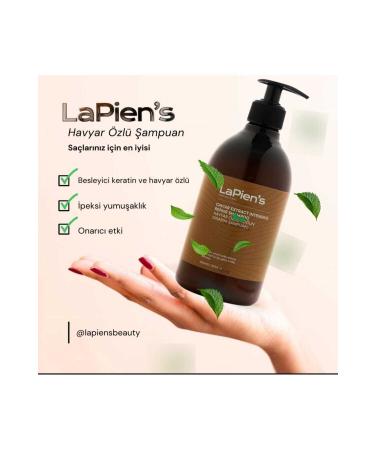 Lapien's Intensive Repairing Bond Strengthening Moisturizing Shampoo for Damaged Damaged Dry Hair 500 ml - Buy Online on GoSupps.com