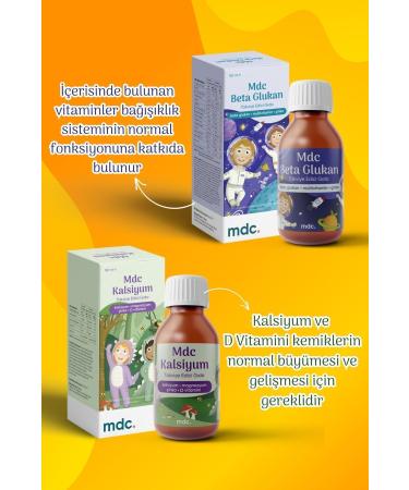 MDC Beta Glucan Syrup and Calcium Syrup - Super Support Package - Buy Online on GoSupps.com