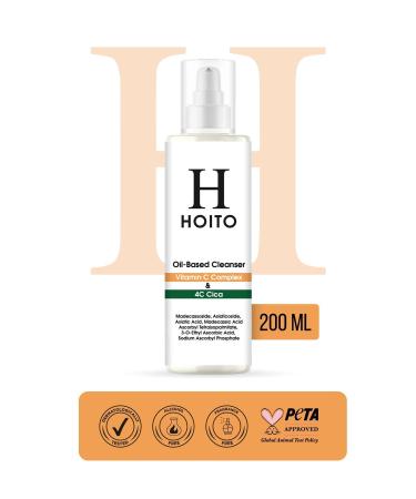 Hoito Oil Based Cleanser Vitamin C Complex & 4 C Cica - Oil Based Skin and Make-up Remover 200ml - Buy Online on GoSupps.com