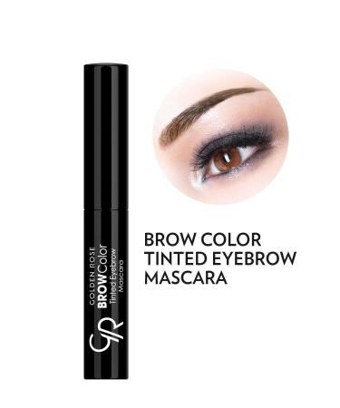 Golden Rose Brow Color Tinted Eyebrow Mascara No: 07 Black Brown - Eyebrow Mascara - 8691190517670 - Buy Online on GoSupps.com