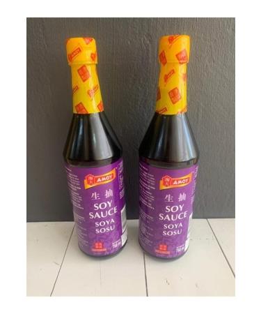 Amoy Soy Sauce 750 ml 2 Pieces
