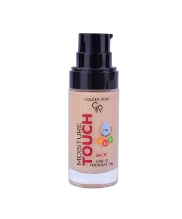 Golden Rose Moisture Touch Liquid Foundation Spf20 No: 101 Moisturizing Foundation - 8691190533663 - Buy Online on GoSupps.com