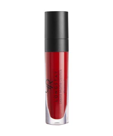 Golden Rose Longstay Liquid Matte Lipstick No: 18 Dark Red - Long Lasting Liquid Matte Lipstick - 8691190856182