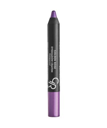 Golden Rose Eyeshadow Crayon Waterproof No: 08 Purple - Waterproof Pencil Eyeshadow - 8691190815080