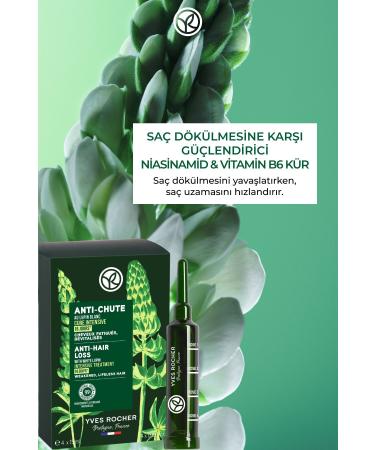 Yves Rocher Anti-Hair Loss (anti-chute) Strengthening Niacinamide&vitamin B6 Cure - Vegan-60 Ml 52095 - Buy Online on GoSupps.com