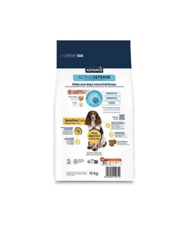 Advance Salmon and Rice Sensitive Adult Dog Food 12 Kg - Buy Online on GoSupps.com