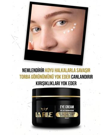 LAF LLE Under Eye Bags Dark Circles & Anti-Wrinkle Revitalizing Under Eye Cream 25ml - Buy Online on GoSupps.com