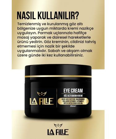 LAF LLE Under Eye Bags Dark Circles & Anti-Wrinkle Revitalizing Under Eye Cream 25ml - Buy Online on GoSupps.com